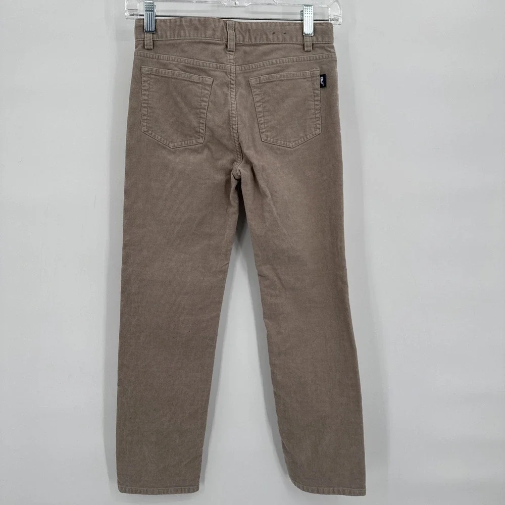 Vineyard Vines‎ Girls Size 12 Corduroy Pants Beige Adjustable Waistband Preppy